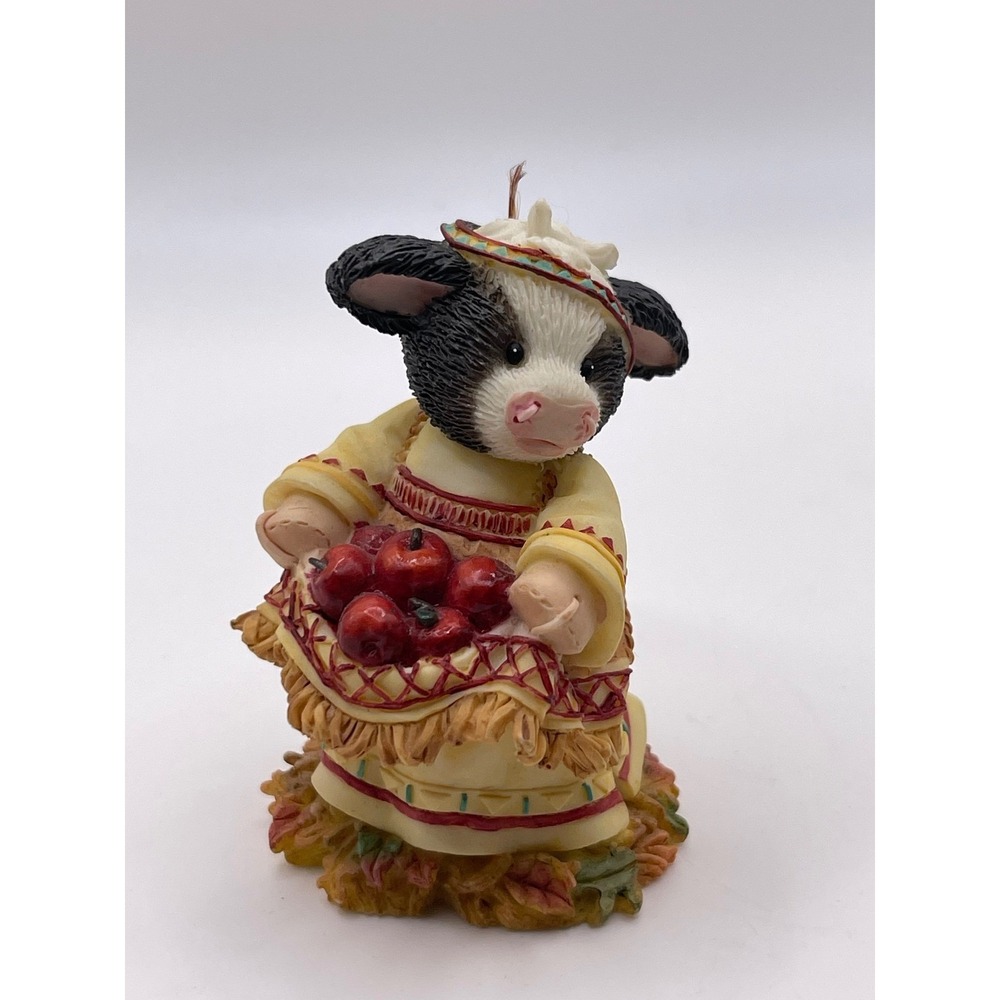 Enesco Marys Moo Moos "A Time For Sharing With Moo" Figurine 1998 Cow #372617